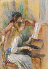 Pierre-Auguste Renoir - Young Girls at the Piano