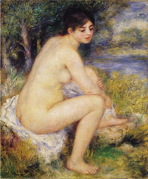 Pierre-Auguste Renoir - Nude amid Landscape