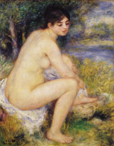 Pierre-Auguste Renoir - Nude amid landscape