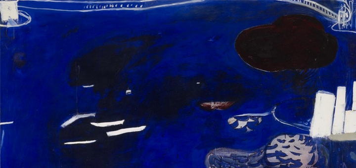 Brett WHITELEY Evening coming in on Sydney Harbour 1975 (detail ...