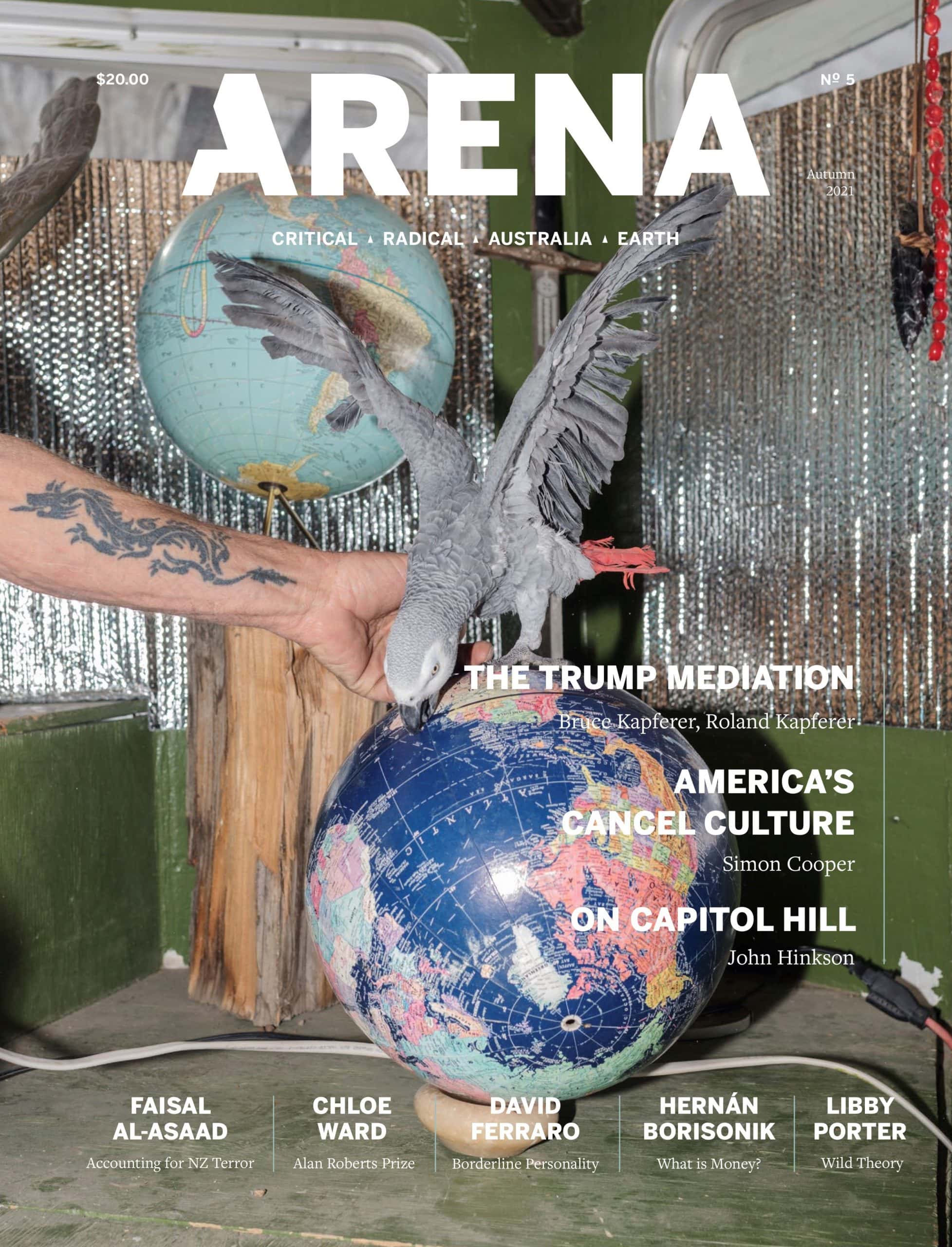 Arena Issue 5 cover, image courtesy of Arena