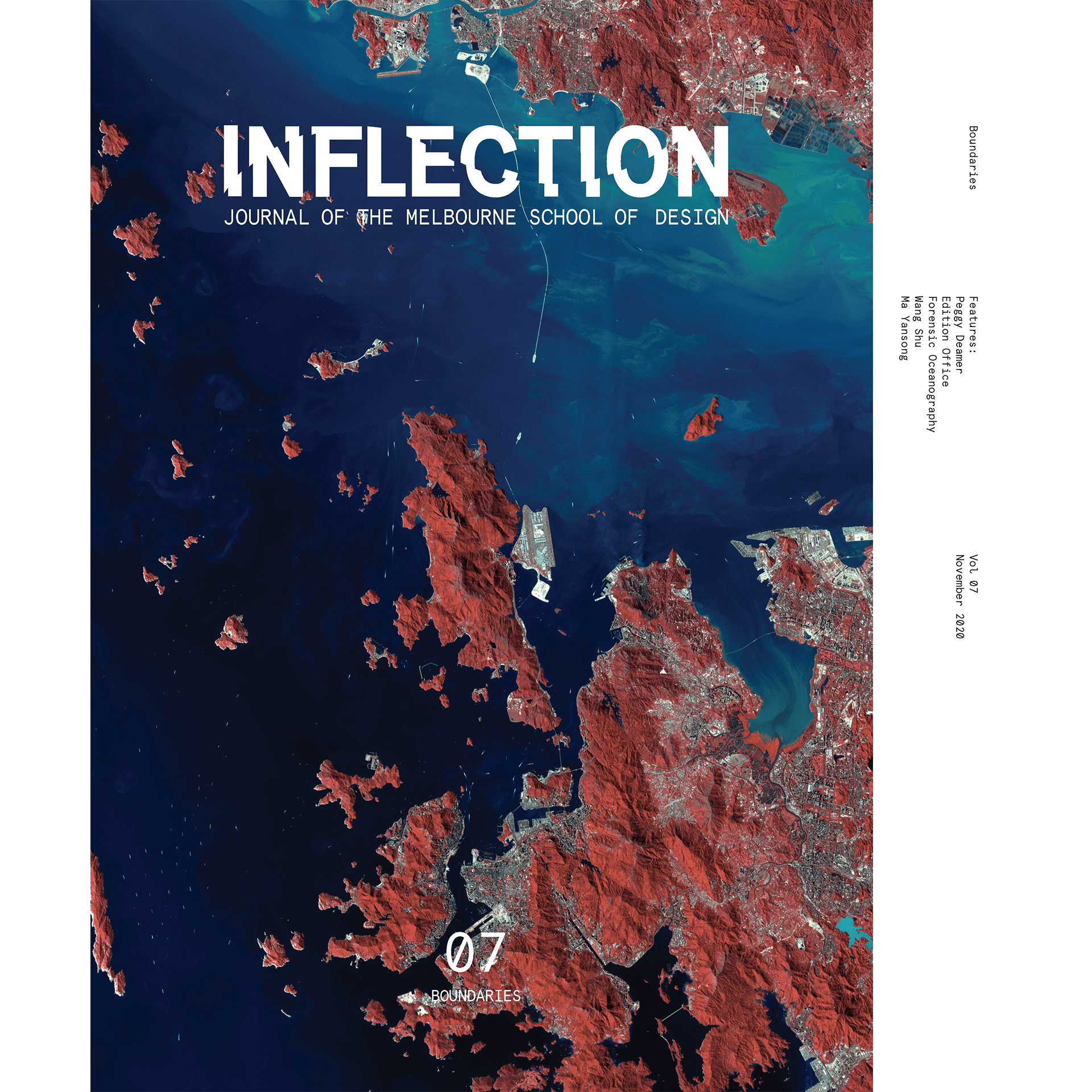 Inflection is the annual student-run journal from the Melbourne School of Design. Internationally distributed, Inflection explores themes relevant to contemporary architectural discourse through the contributions of students, scholars and practitioners. It is a home for provocative writing, a place to share ideas and advocates the importance of the printed word.