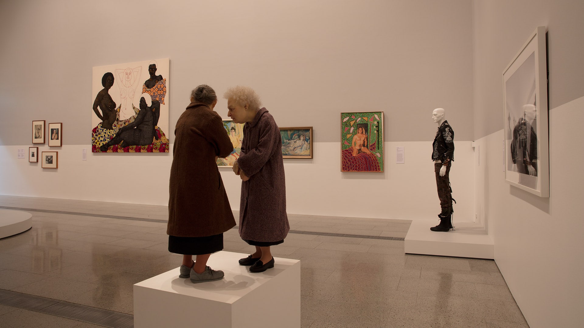 Installation view of <em> WHO ARE YOU: Australian Portraiture</em>at The Ian Potter Centre: NGV Australia at Fed Square